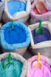 How do Natural and Synthetic Dyes Interact with Natural and Synthetic Fabrics?
