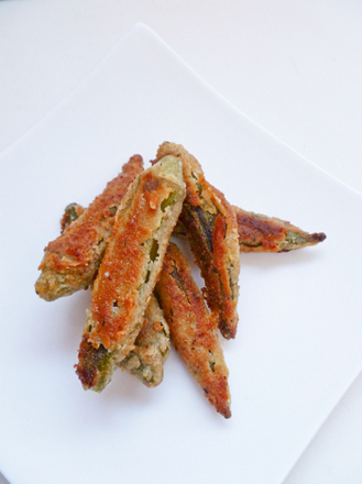 Baked Okra large image