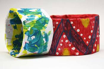 Papier-Mâché Bracelet