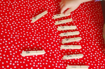 Clothespin Counting