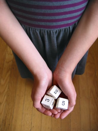 2nd Grade Math Activities: Dice Trick