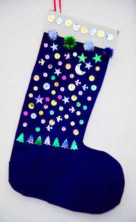 No-Sew Christmas Stocking