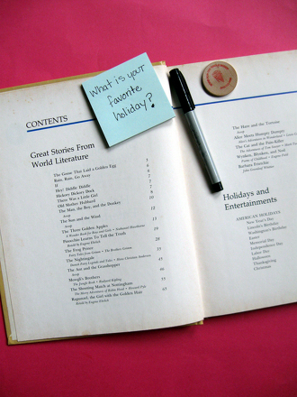 Table of Contents Treasure Hunt