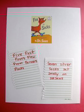 Fox in Socks-Inspired Tongue Twister Contest