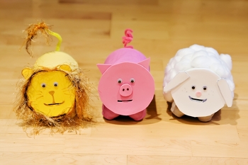 Build Animal Piggy Banks!