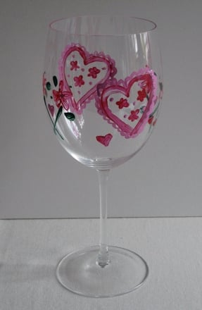 Hand-Painted Glassware