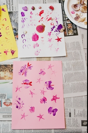 Create Seashell Texture Prints