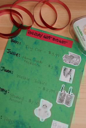 Holiday Gift Budget