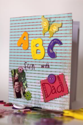 Preschool English Language Arts Activities: ABC Book for Dad