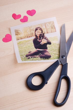 Create a Valentine's Day Photo Frame Luminary!