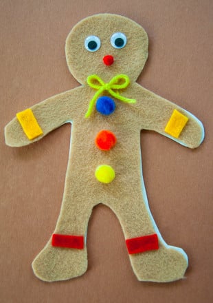 Felt Gingerbread Man