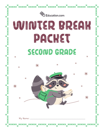 2nd Grade root Workbooks: Second Grade Winter Break Packet