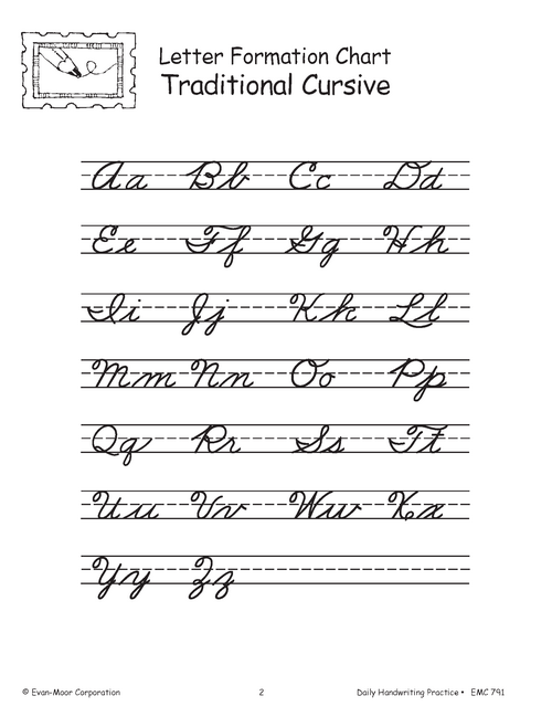 Daily Handwriting Practice, Traditional Cursive: Weeks 13-24 | Workbook ...