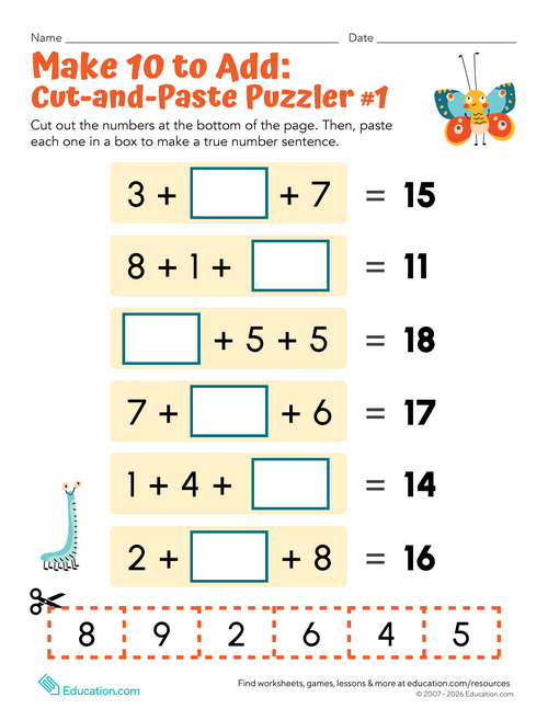 First Grade Spring Break Packet | Workbook | Education.com