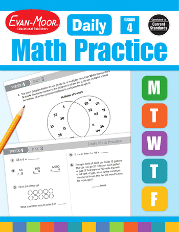 Daily Math Practice, Grade 4: Weeks 25–36 large image