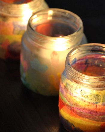 Baby Food Jar Candles