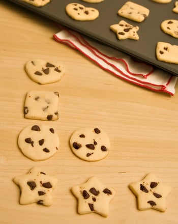 Make Chocolate Chip Shape Cookies