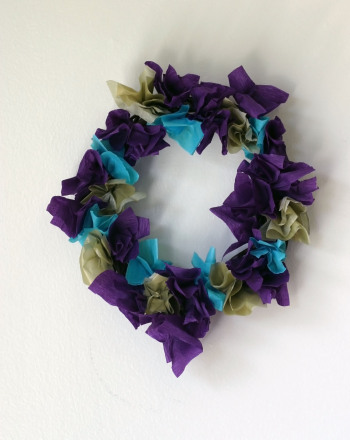 Mardi Gras Wreath