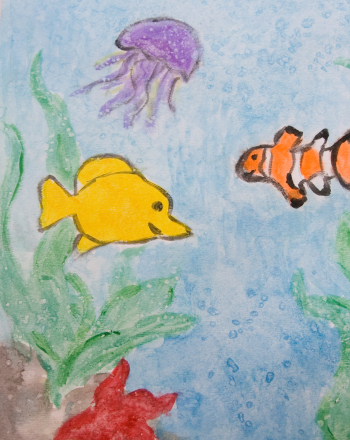 Make Salty Sea Creature Paintings
