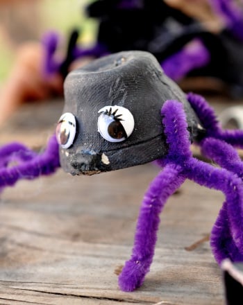 Egg Carton Spiders