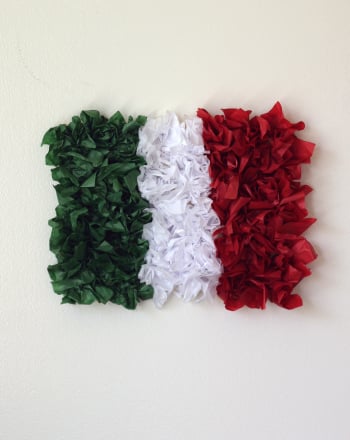 Create a Tissue Paper Mexican Flag