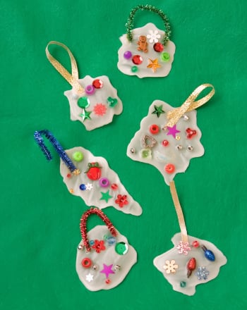 Make Glue Ornaments for Christmas