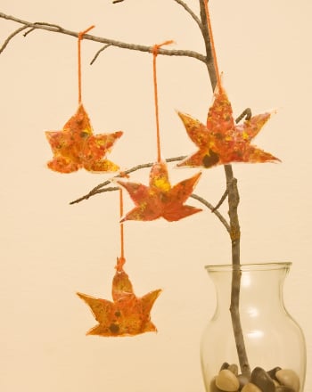 Stained Glass Leaves