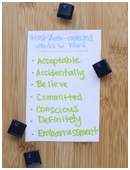 This science fair project tests test whether the presence of spell check has changed standards for spelling.