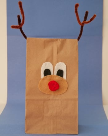 Paper Bag Reindeer