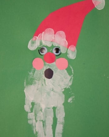 Handprint Santa