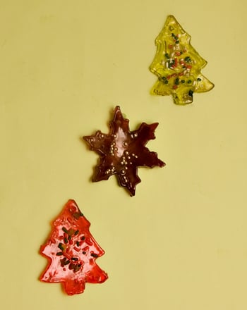 Glass Candy Ornaments
