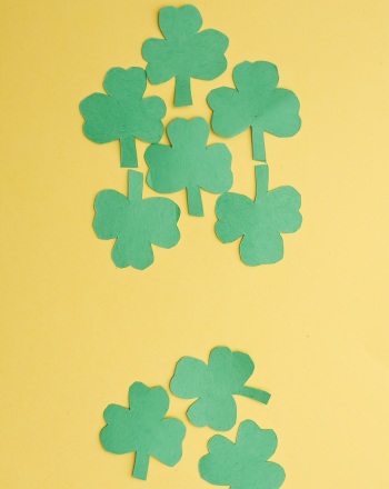 Make Patterned Shamrock Art