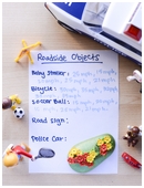 This experiment evaluates which road-side objects have the greatest influence on driving speed.