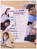 This experiment evaluates whether the phenomenon of 'choice blindness' occurs more often with men or women.