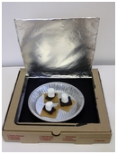 Check out this cool and free middle school science fair project idea on how to make a solar oven.