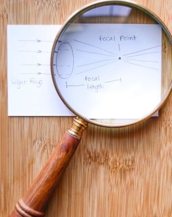 Magnifying Power and Focal Length of a Lens