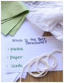Air resistance is a crucial factor when designing a parachute. In this science fair project, students find what type of material works best as a parachute.