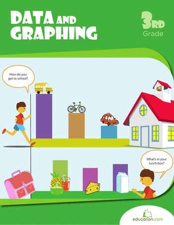 3rd Grade Math Workbooks: Data and Graphing