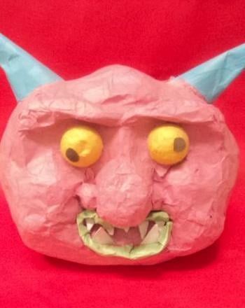 Papier-Mâché Gargoyle