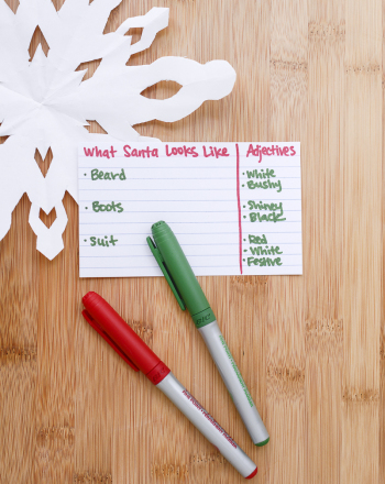 Who is Santa Claus? An Adjective Activity