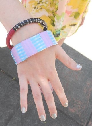 Washi Tape Bracelets large image