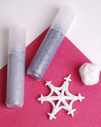 Sculpt Clay Snowflakes
