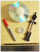 Saturn is the ringed planet in our solar system, a gas giant with rings made of ice and dust. Let's make a cool scale model with an old CD and some glitter!