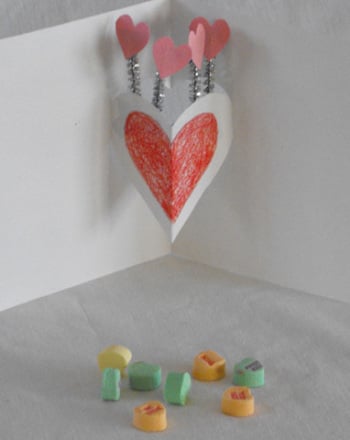 Valentine's Day Pop-Up Card large image