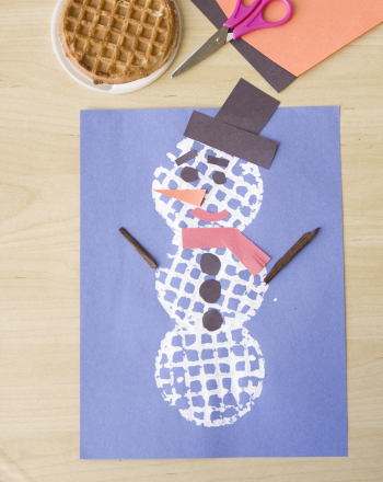 Waffle Snowman