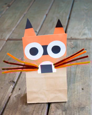 1st Grade Math Activities: Fox Face Bag
