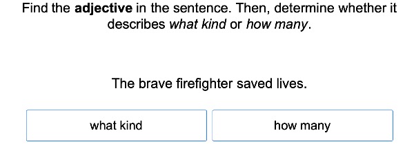 Sorting Adjectives (Adjectives - Other) 1 large image