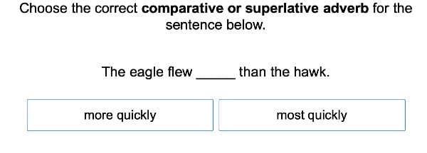 Comparative and Superlative Adverbs large image