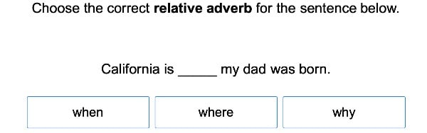 Relative Adverbs large image