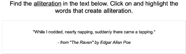 Alliteration large image